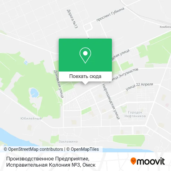 Карта Производственное Предприятие, Исправительная Колония №3