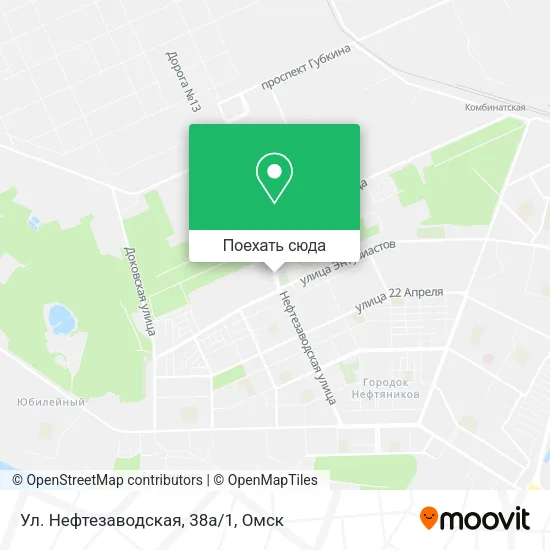 Карта Ул. Нефтезаводская, 38а/1