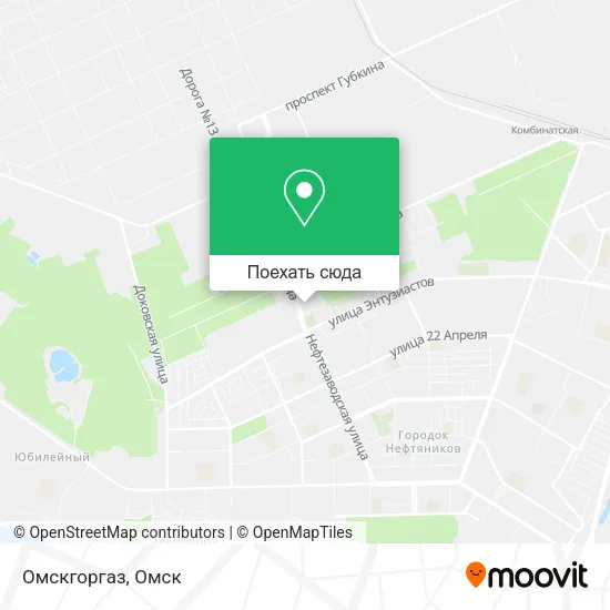 Карта Омскгоргаз