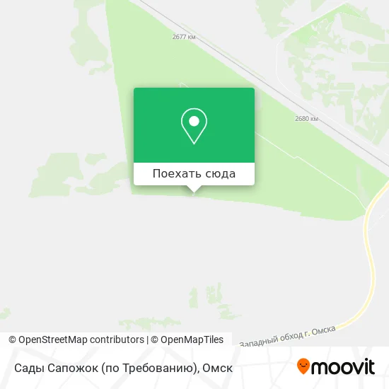 Карта Сады Сапожок (по Требованию)