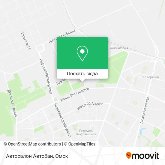 Карта Автосалон Автобан