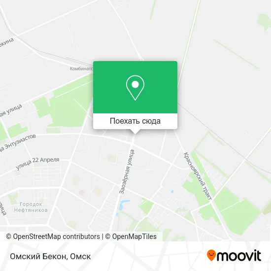 Карта Омский Бекон