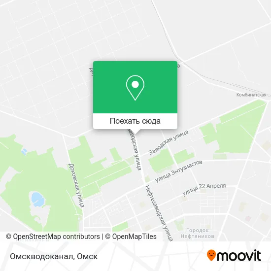 Карта Омскводоканал