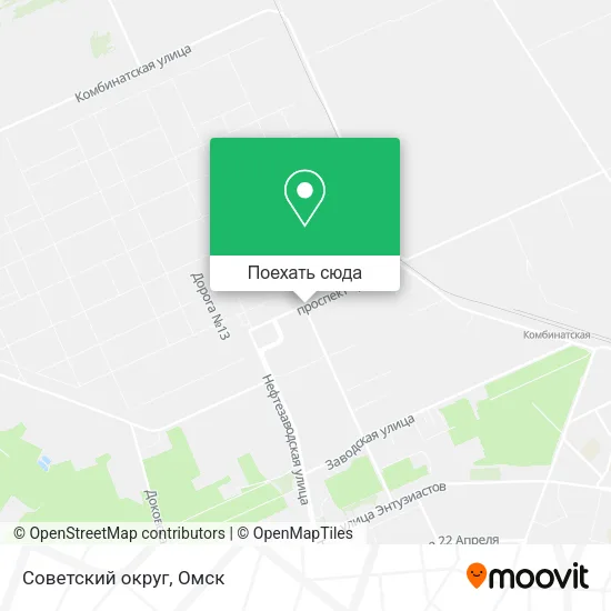 Карта Советский округ