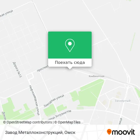 Карта Завод Металлоконструкций