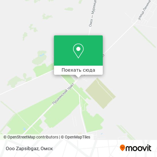 Карта Ooo Zapsibgaz