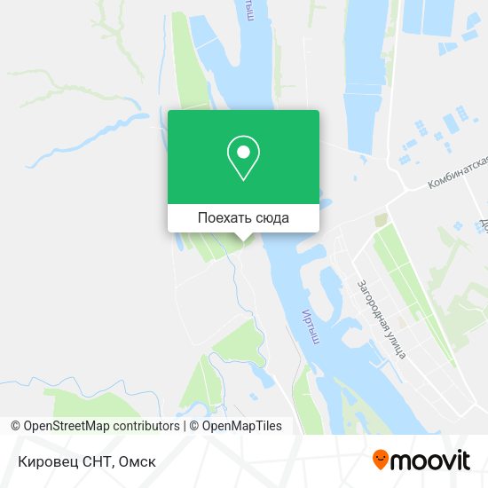 Карта Кировец СНТ