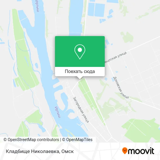 Карта Кладбище Николаевка