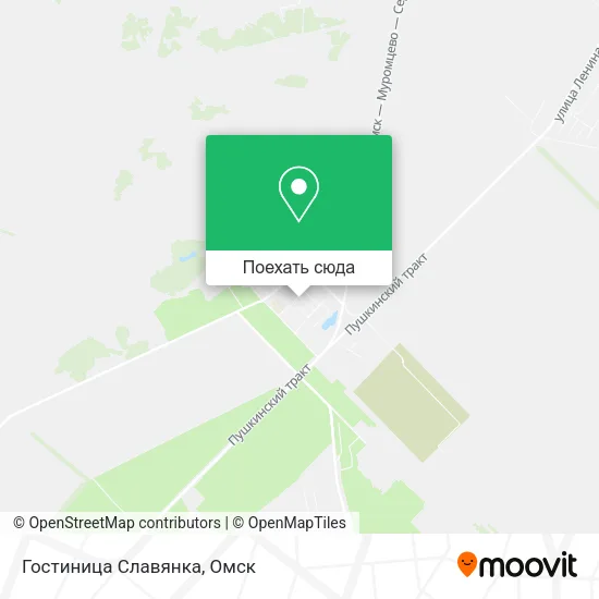 Карта Гостиница Славянка