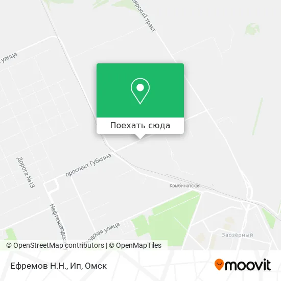 Карта Ефремов Н.Н., Ип
