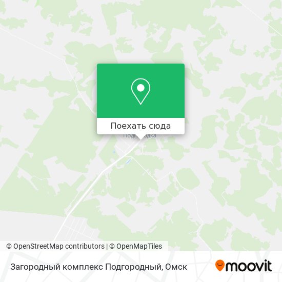 Карта Загородный комплекс Подгородный