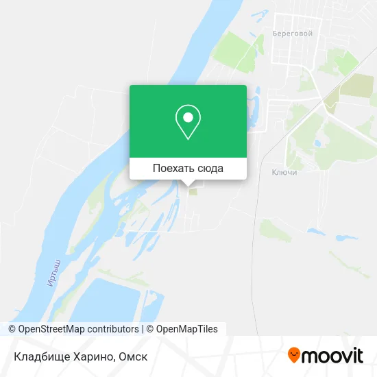 Карта Кладбище Харино