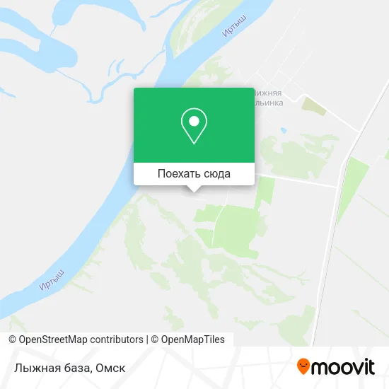 Карта Лыжная база