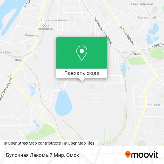 Карта Булочная Лакомый Мир