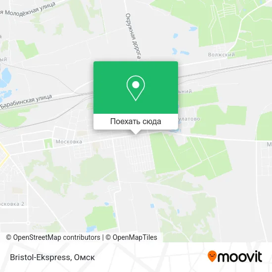 Карта Bristol-Ekspress