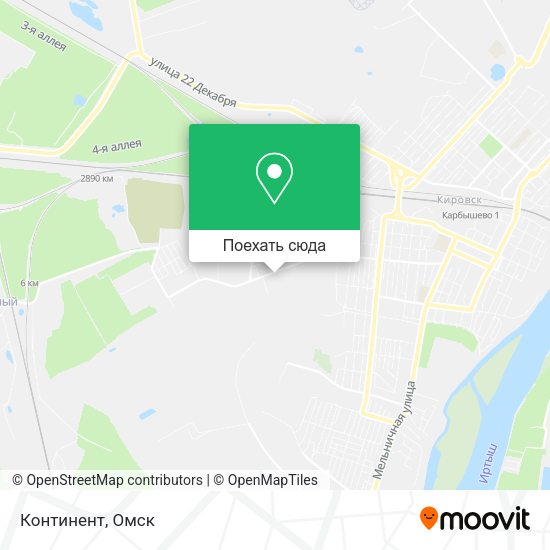 Карта Континент