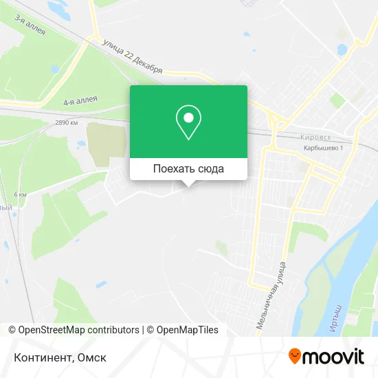 Карта Континент