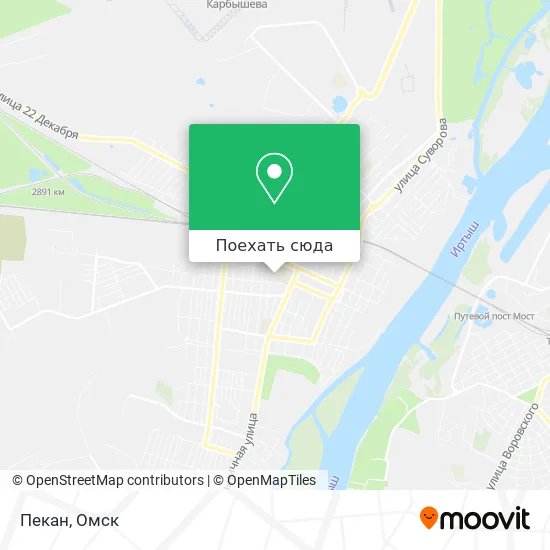 Карта Пекан