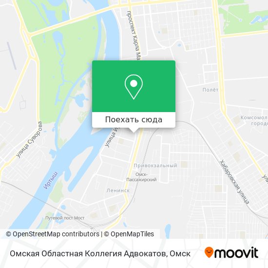Карта Омская Областная Коллегия Адвокатов