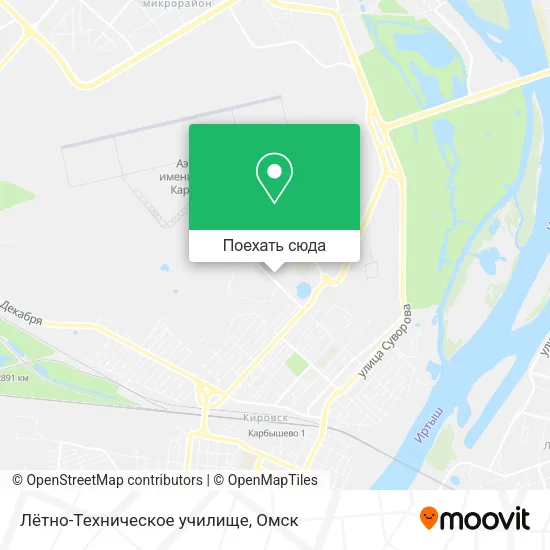 Карта Лётно-Техническое училище