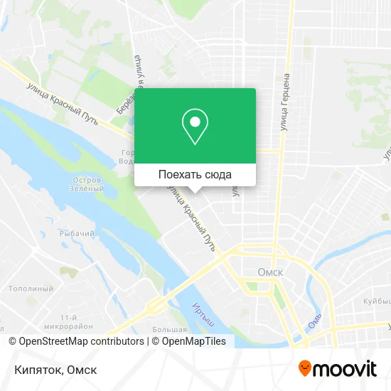 Карта Кипяток