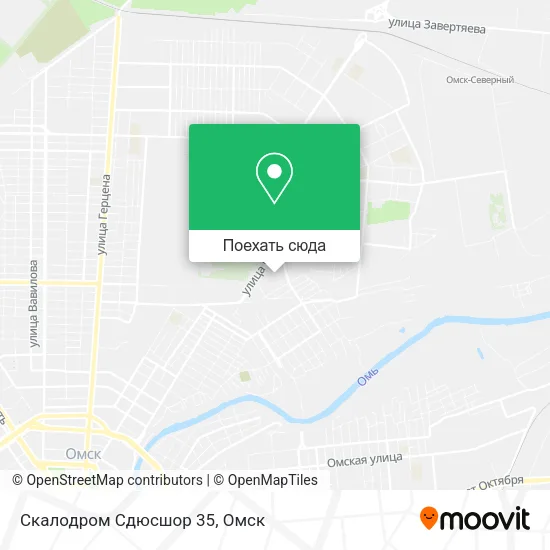 Карта Скалодром Сдюсшор 35