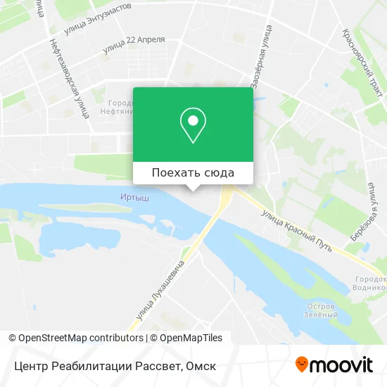 Карта Центр Реабилитации Рассвет
