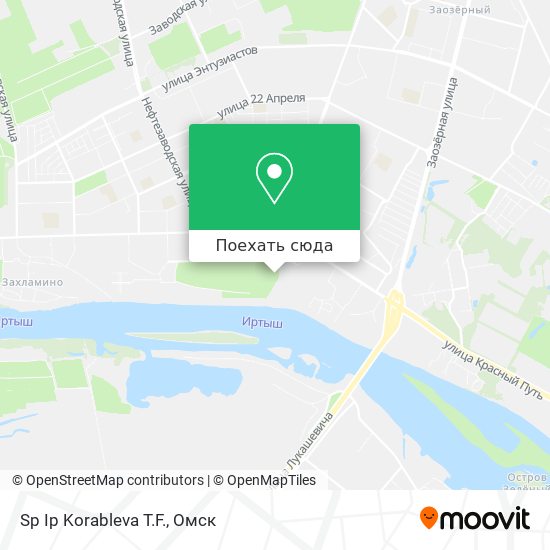 Карта Sp Ip Korableva T.F.