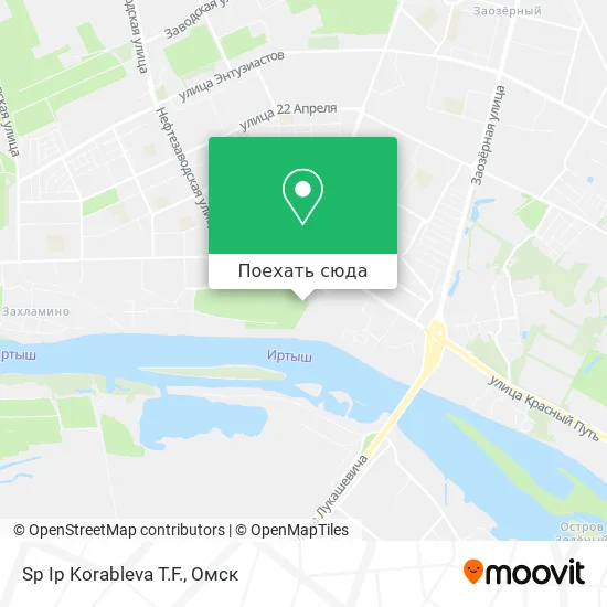Карта Sp Ip Korableva T.F.