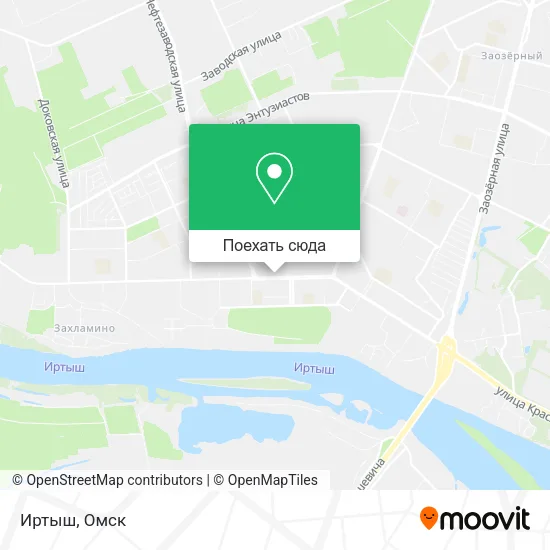 Карта Иртыш