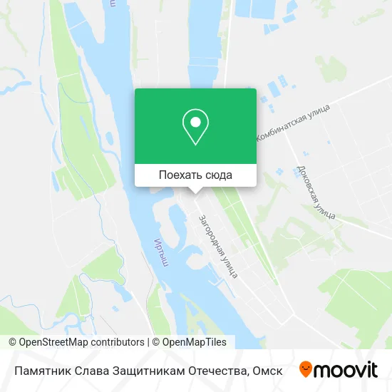 Карта Памятник Слава Защитникам Отечества