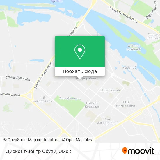 Карта Дисконт-центр Обуви
