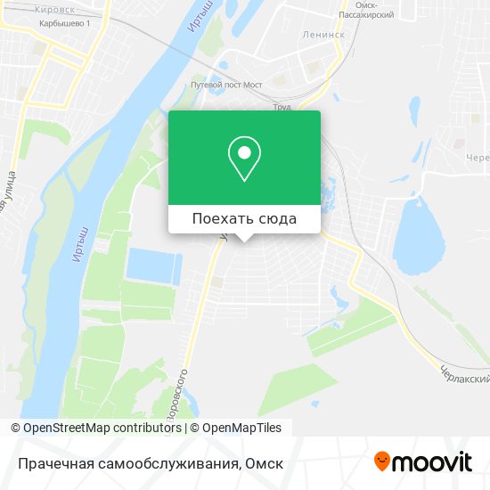 Карта Прачечная самообслуживания