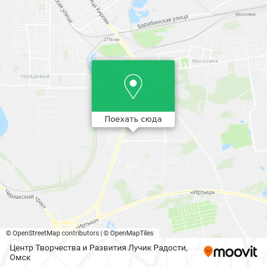 Карта Центр Творчества и Развития Лучик Радости