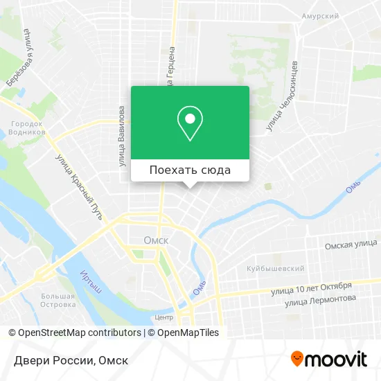 Карта Двери России