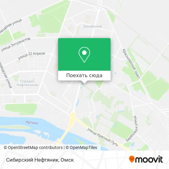Карта Сибирский Нефтяник