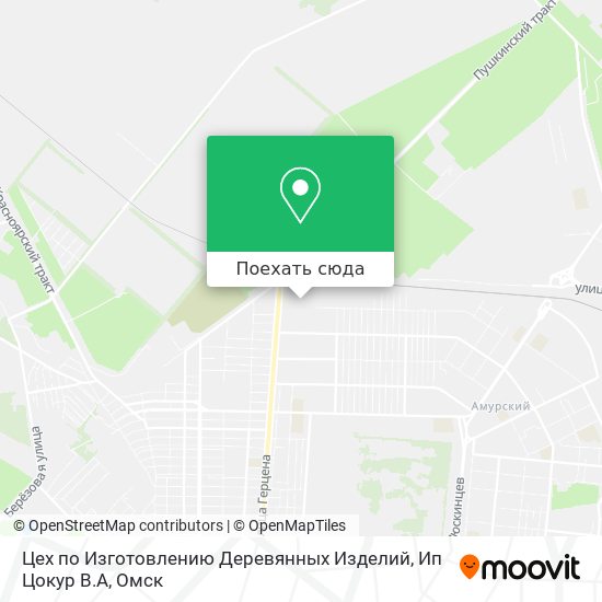 Карта Цех по Изготовлению Деревянных Изделий, Ип Цокур В.А