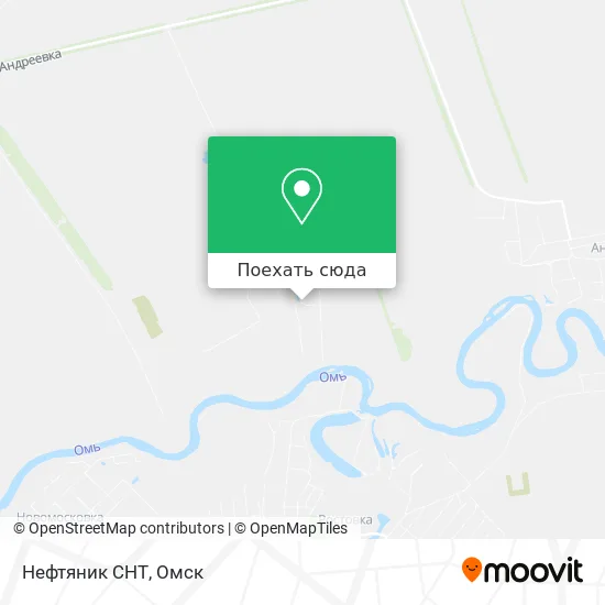 Карта Нефтяник СНТ