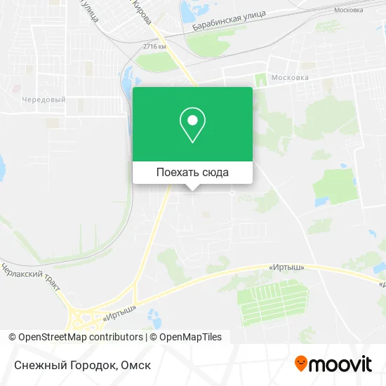 Карта Снежный Городок