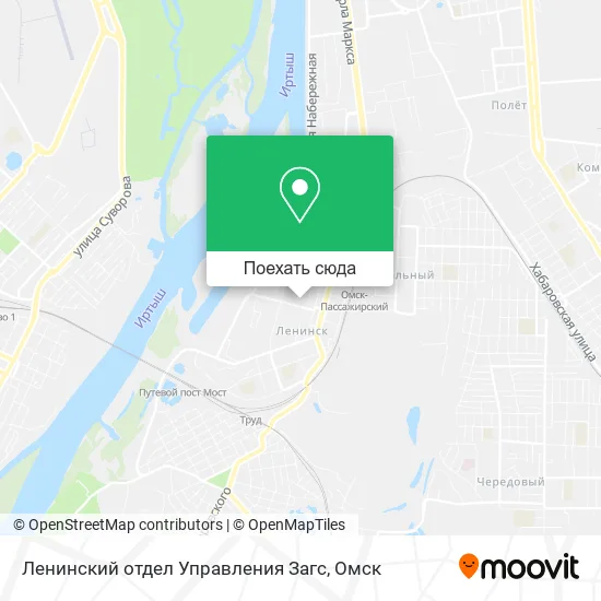 Карта Ленинский отдел Управления Загс