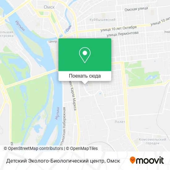 Карта Детский Эколого-Биологический центр