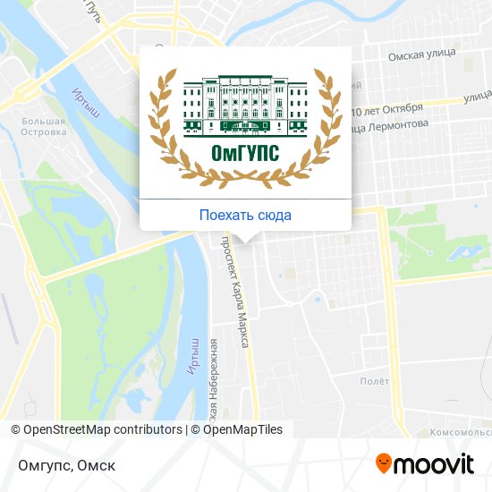 Карта Омгупс