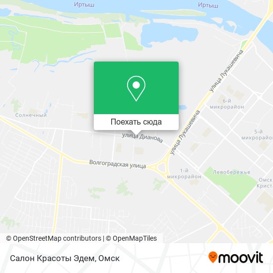 Карта Салон Красоты Эдем