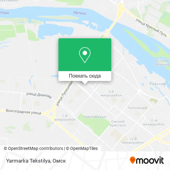 Карта Yarmarka Tekstilya