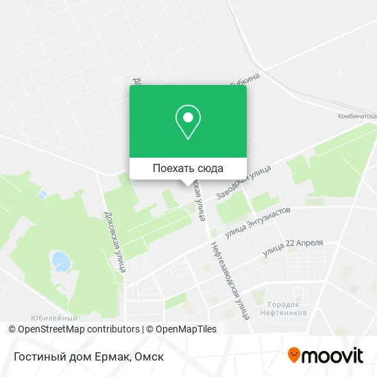 Карта Гостиный дом Ермак
