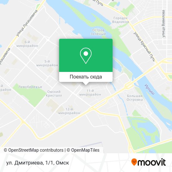Карта ул. Дмитриева, 1/1