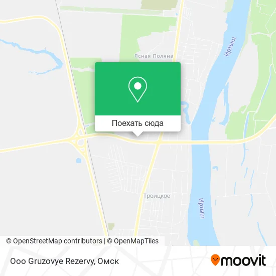 Карта Ooo Gruzovye Rezervy