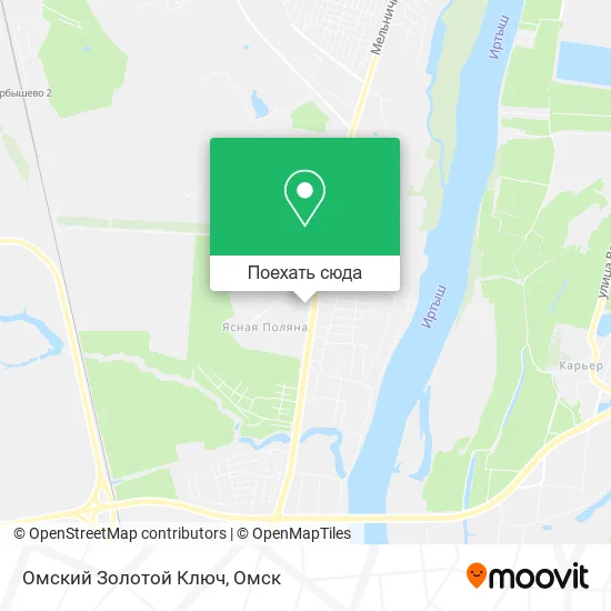 Карта Омский Золотой Ключ