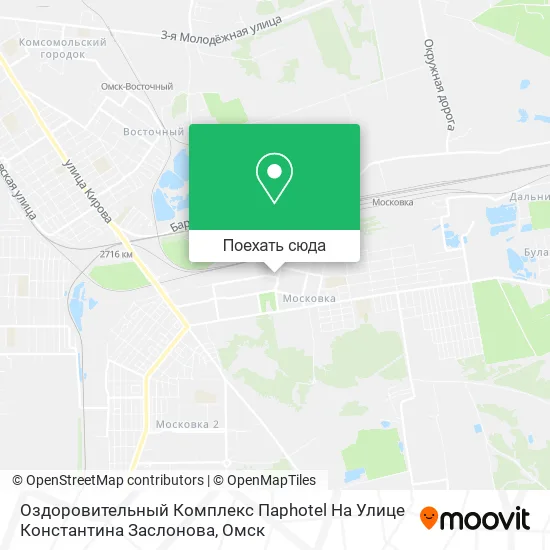 Карта Оздоровительный Комплекс Парhotel На Улице Константина Заслонова