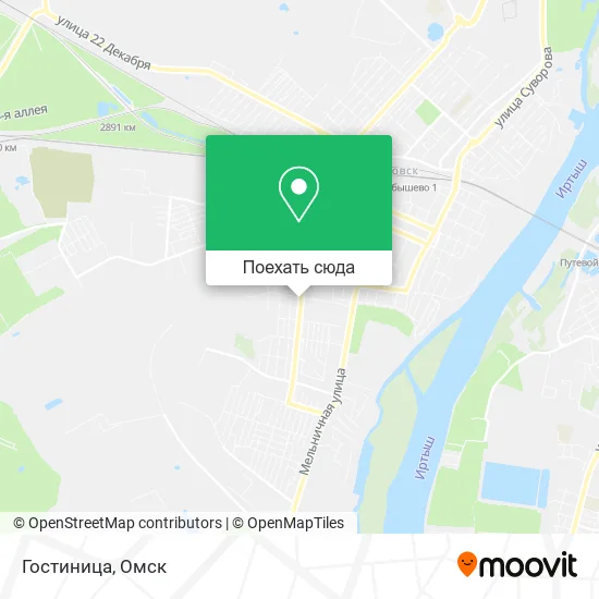 Карта Гостиница